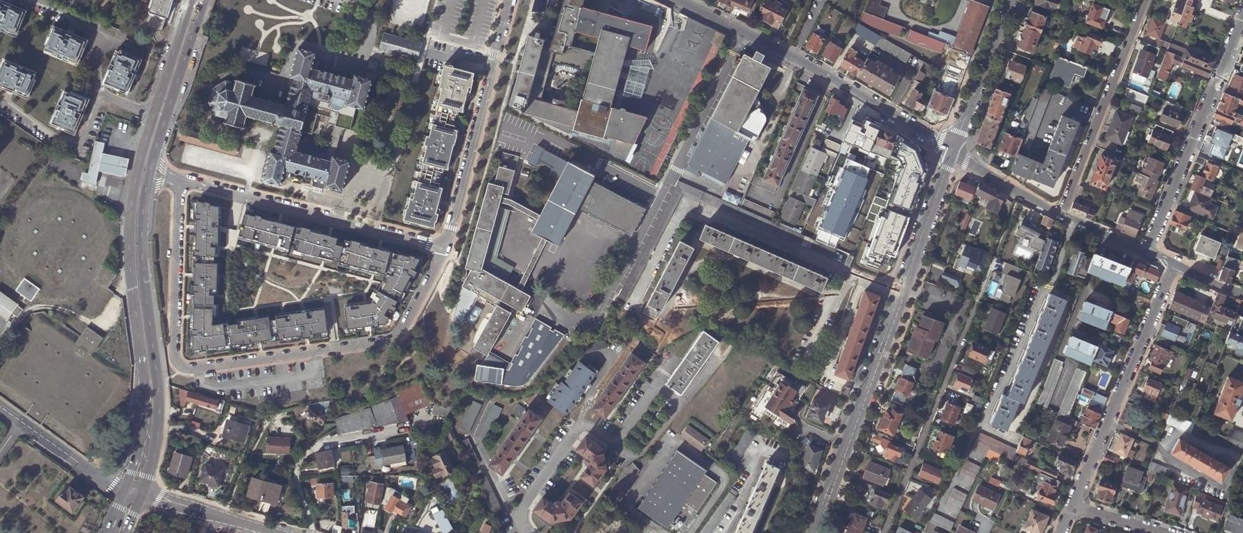 Vue aérienne de ESEO Dijon - Prépa intégrée Ingénieur Informatique et Electronique