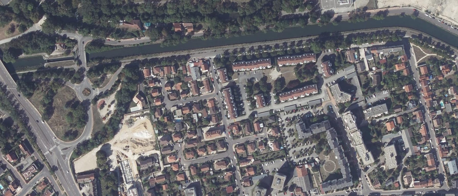 Vue aérienne de SMART CAMPUS DIJON