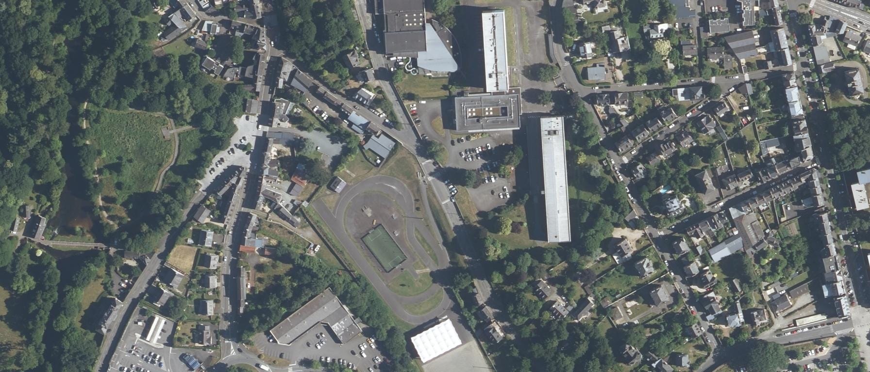Vue aérienne de Lycée Auguste Pavie