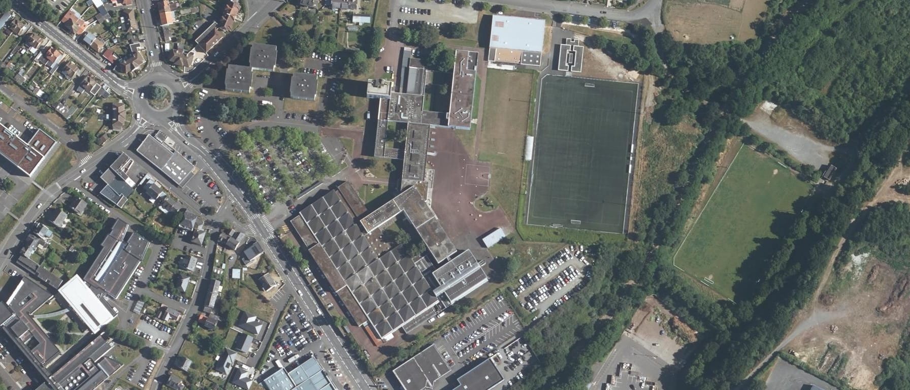 Vue aérienne de Lycée Chaptal