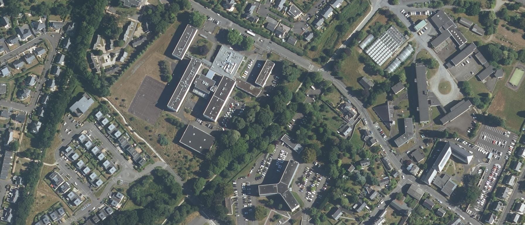 Vue aérienne de Lycée professionnel Jean Moulin