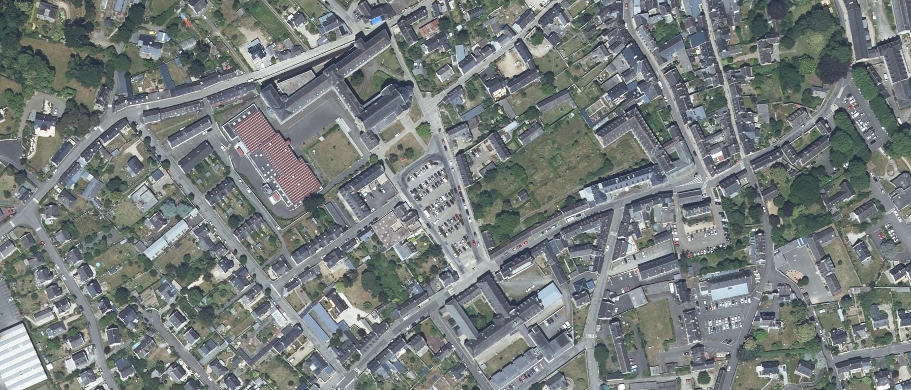 Vue aérienne de Lycée Joseph Savina