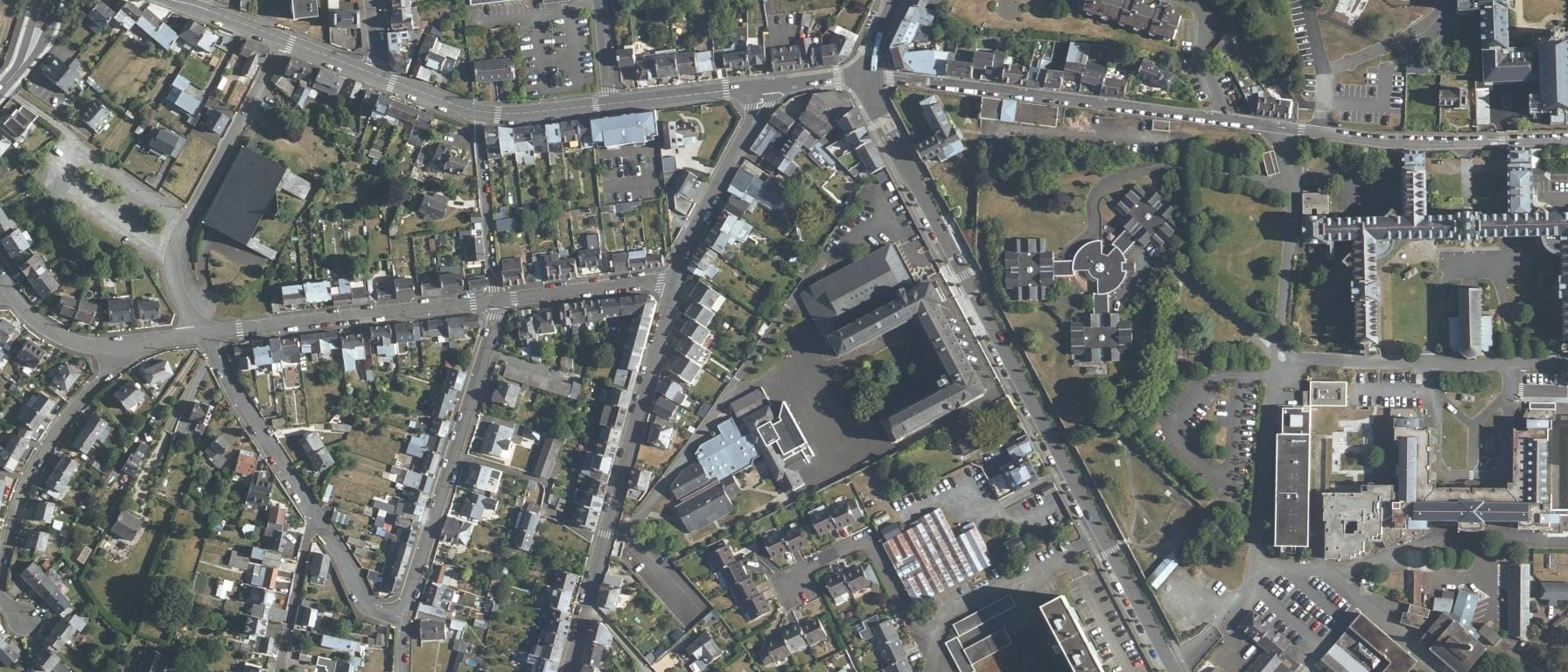 Vue aérienne de Lycée/Pôle supérieur Saint BRIEUC