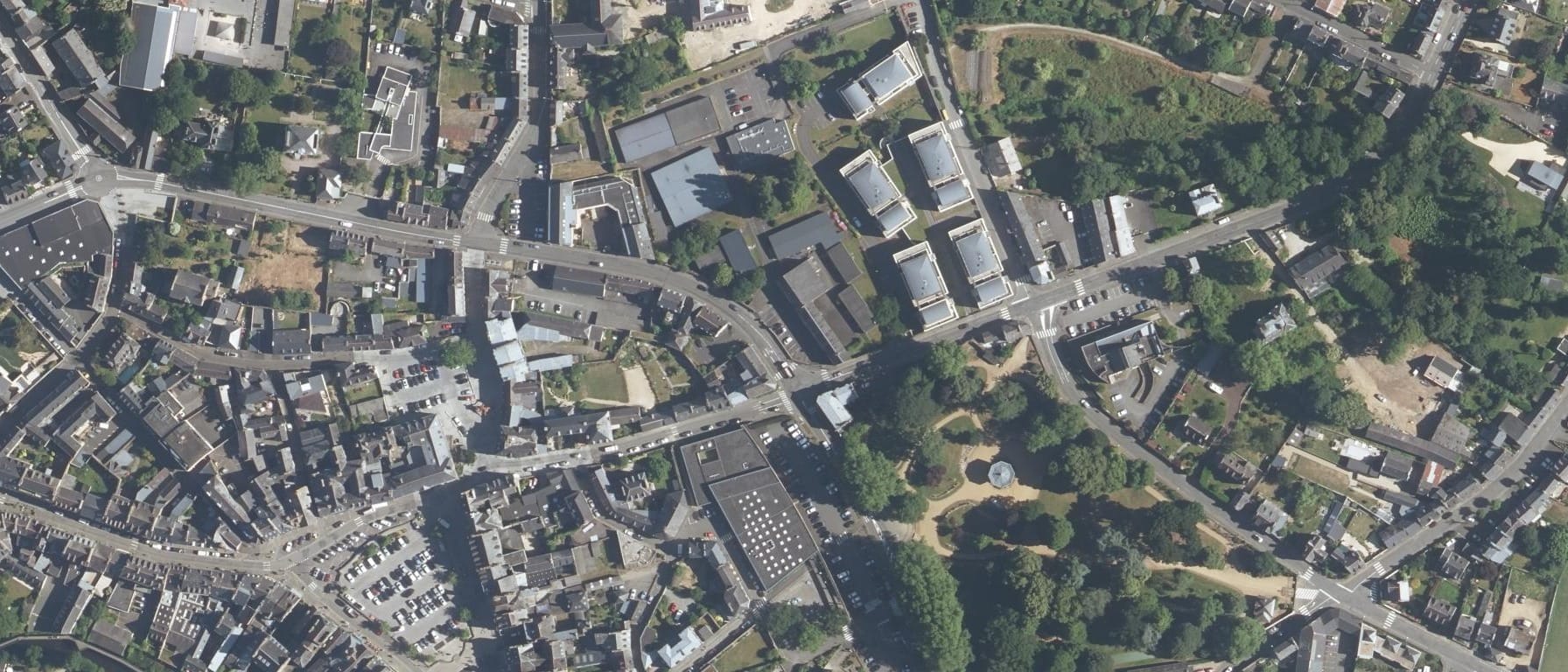 Vue aérienne de Lycée professionnel Montbareil