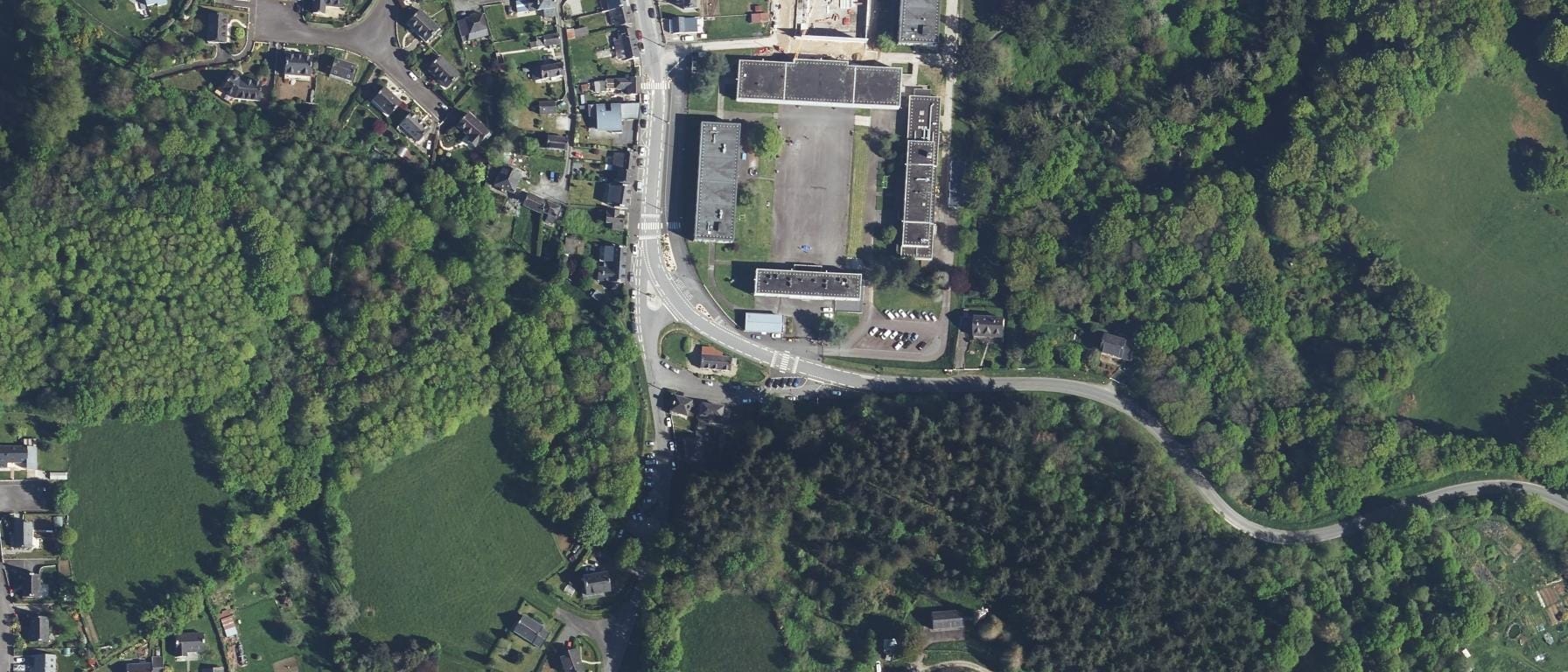 Vue aérienne de Lycée professionnel Rosa Parks