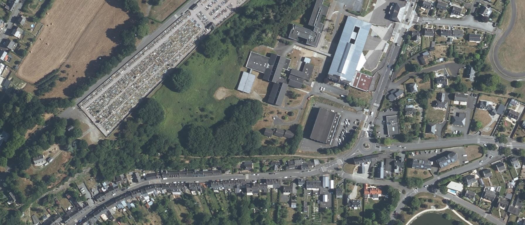 Vue aérienne de Lycée Henri Avril
