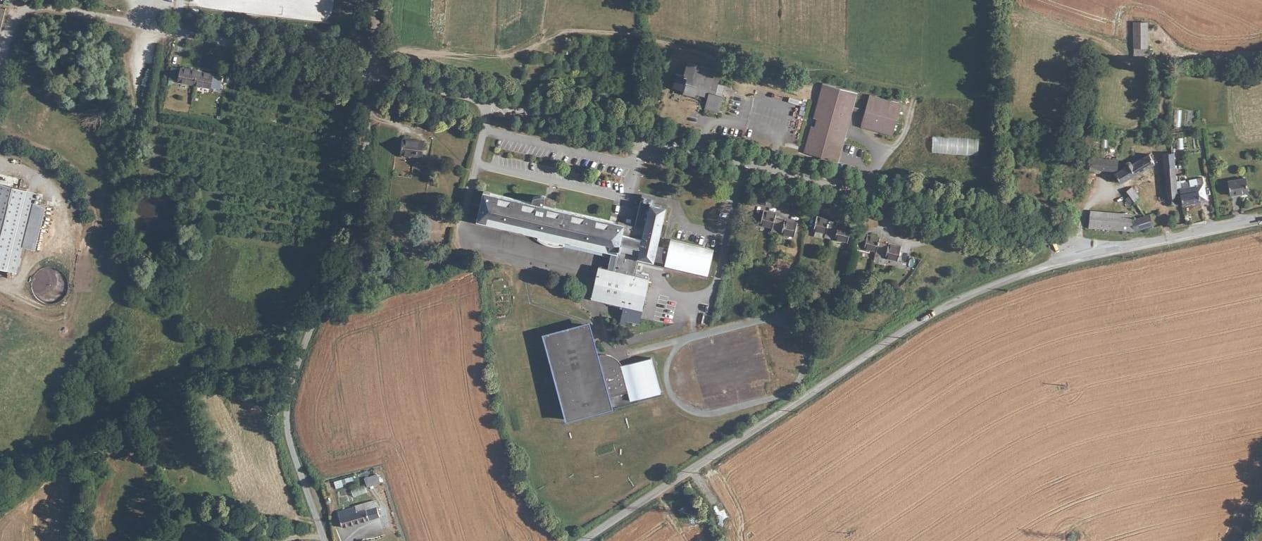Vue aérienne de Lycée agricole Kernilien