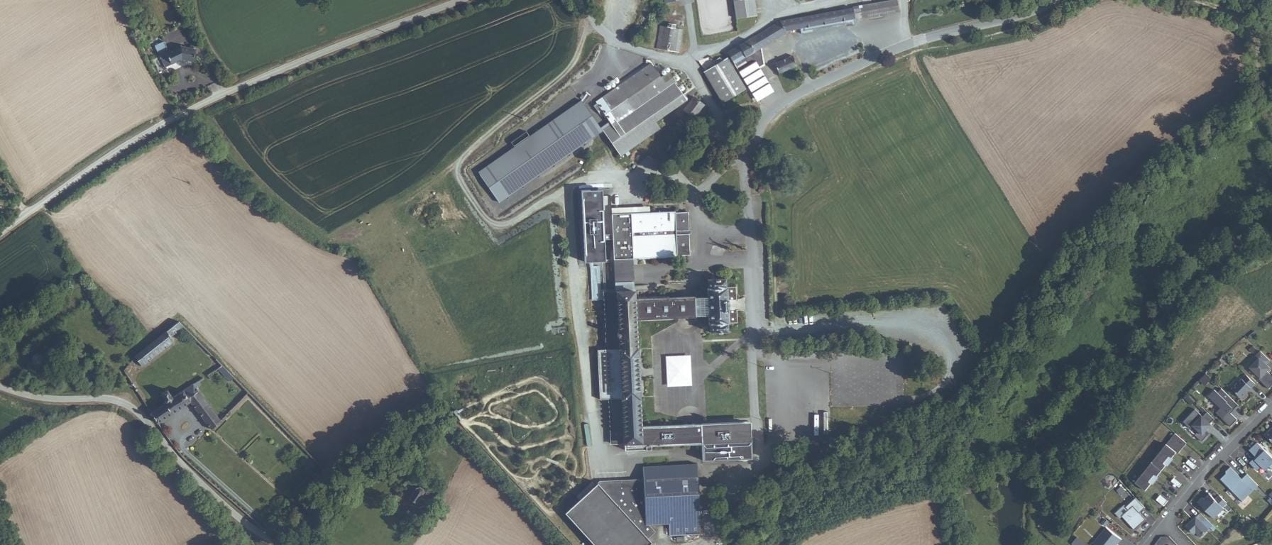 Vue aérienne de Lycée agricole ESPA