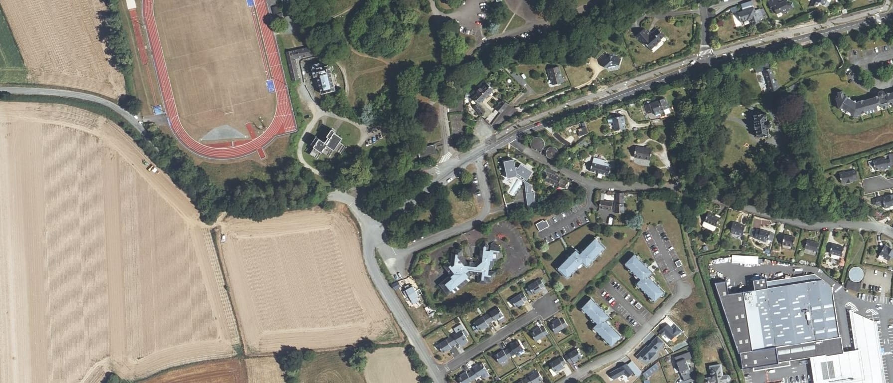Vue aérienne de Lycée Kerraoul
