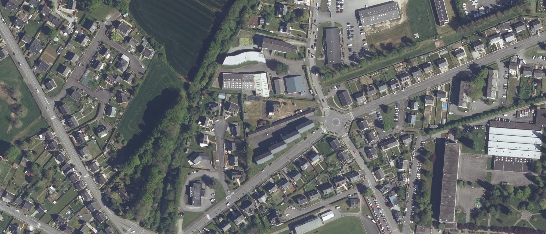 Vue aérienne de MFREO de Loudéac
