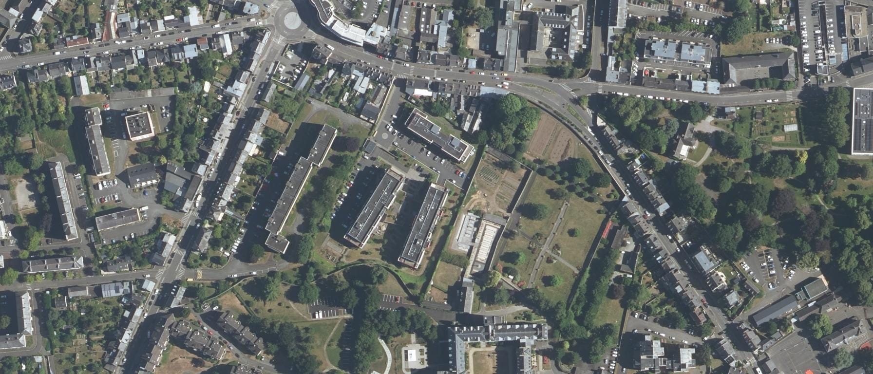 Vue aérienne de INSPE - Site de Saint-Brieuc (22)