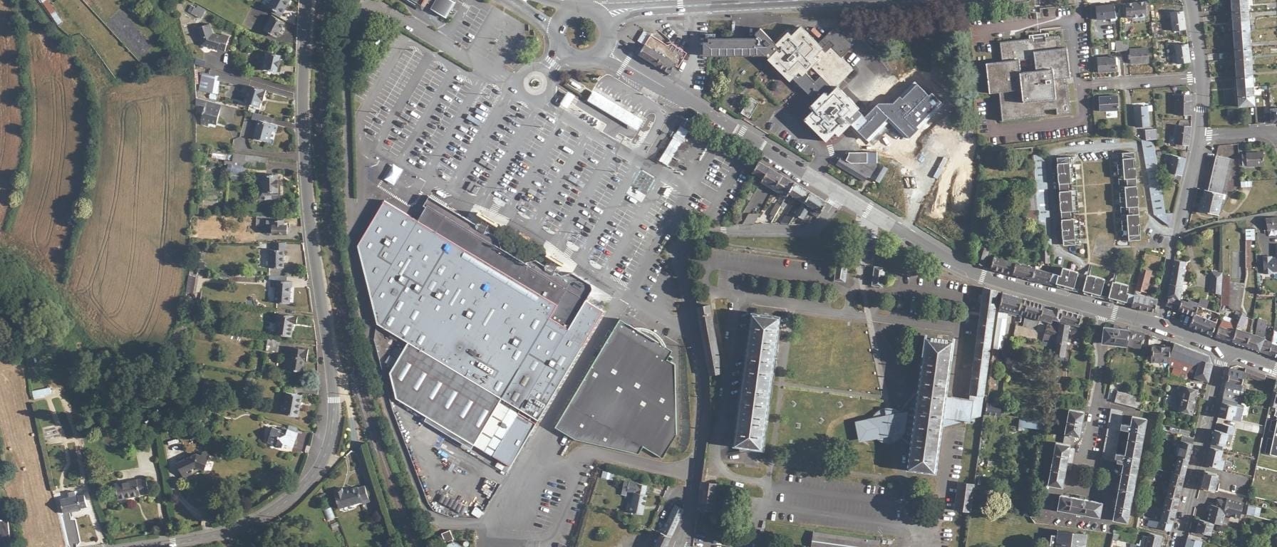 Vue aérienne de Facultés libres de l'ouest - UCO - Bretagne Nord