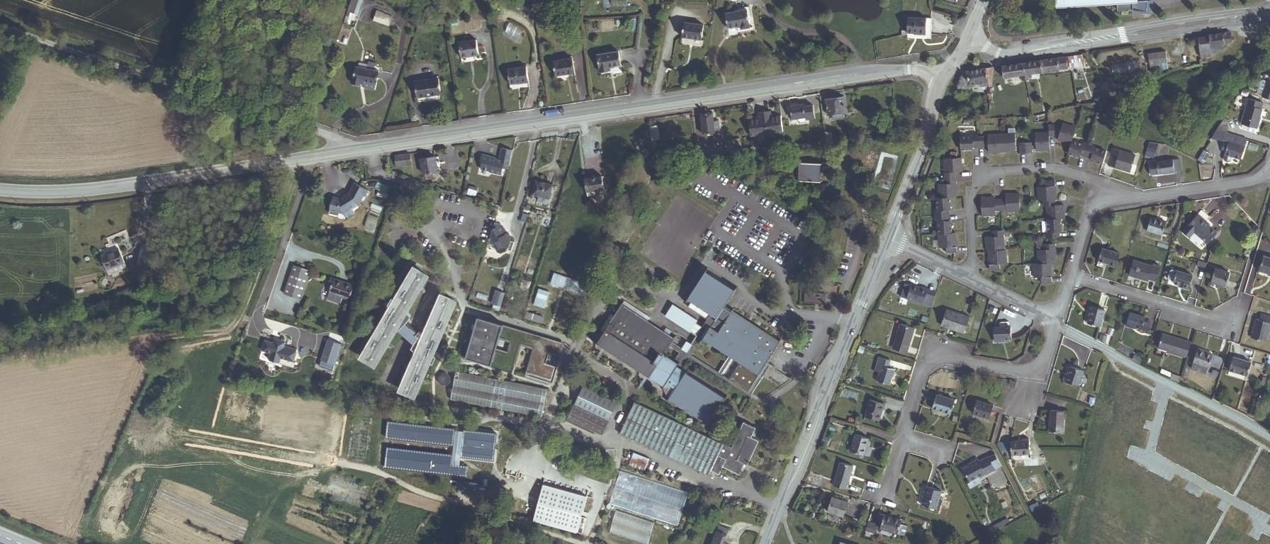 Vue aérienne de CFA Merdrignac