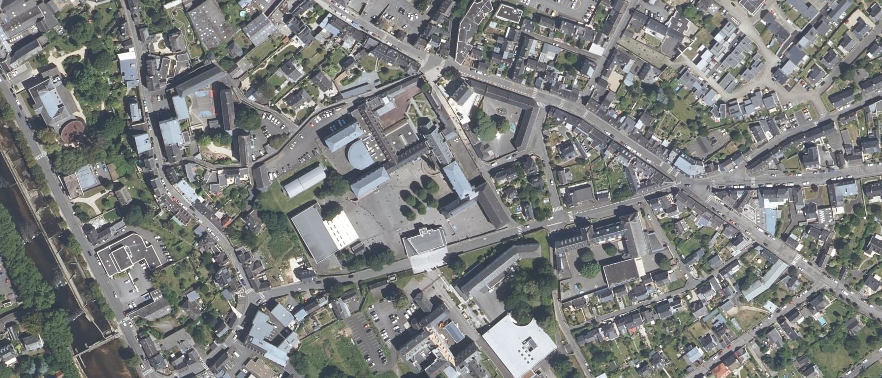 Vue aérienne de Antenne du CFA ECB Lannion
