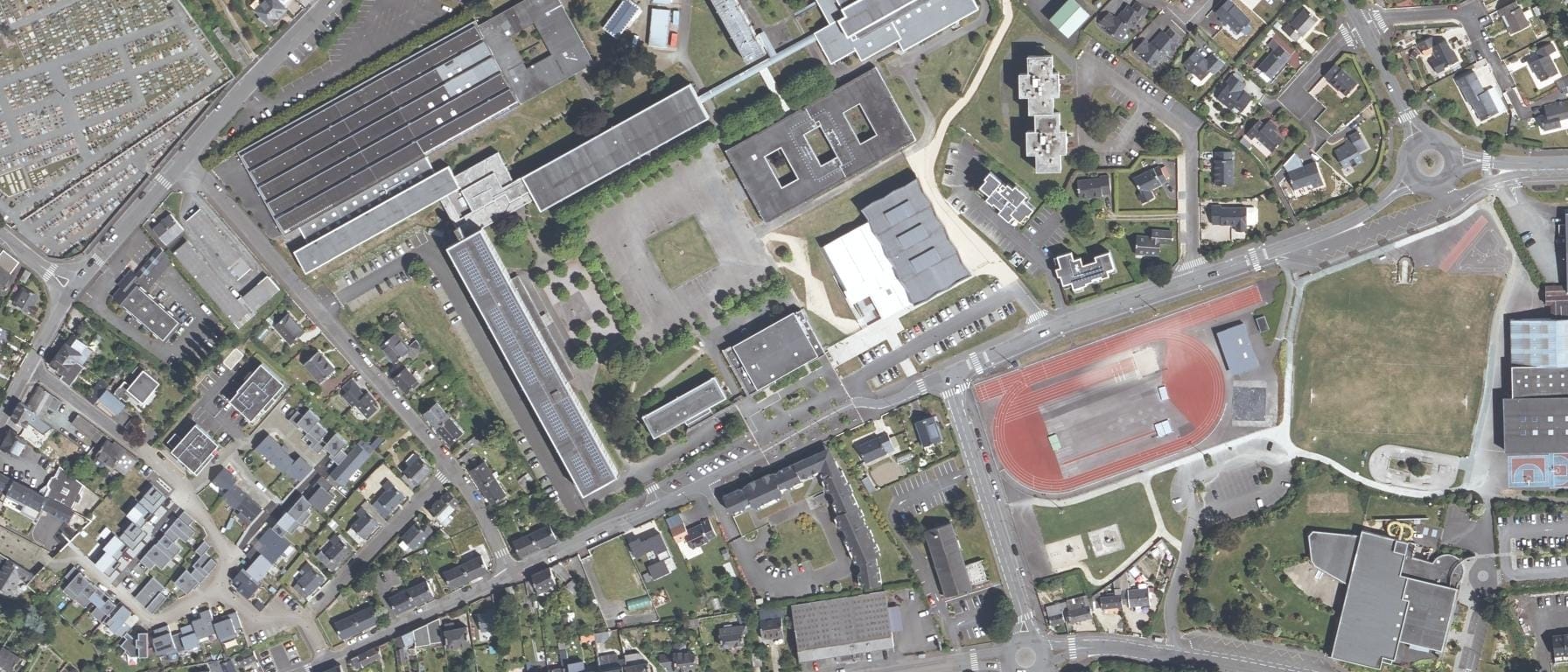Vue aérienne de GRETA-CFA F. Le Dantec Lannion