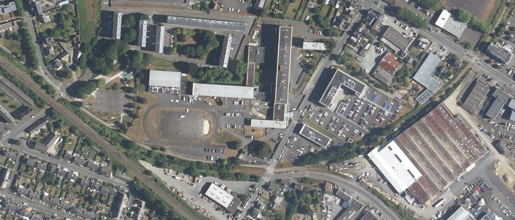 Vue aérienne de Ecole ITC – Campus de Saint Brieuc- EURL A3D