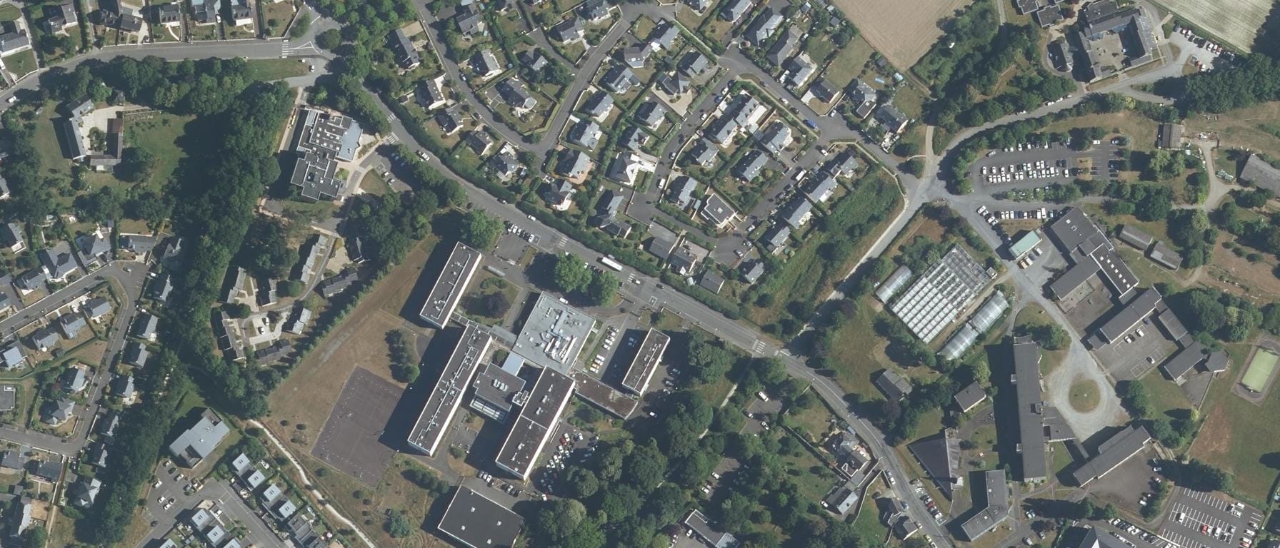 Vue aérienne de GRETA-CFA J. Moulin Saint-Brieuc
