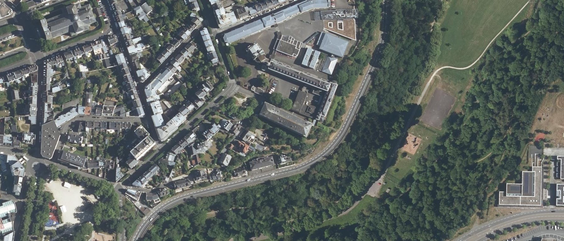 Vue aérienne de GRETA-CFA E.-Renan Saint-Brieuc