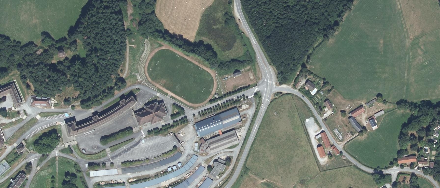 Vue aérienne de Lycée Des Metiers Du Batiment