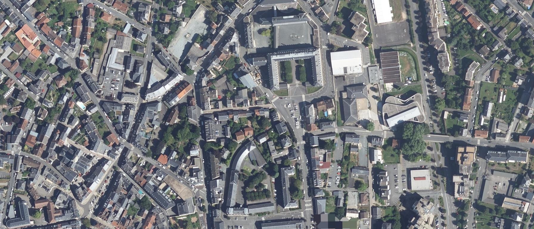 Vue aérienne de Lycée Pierre Bourdan