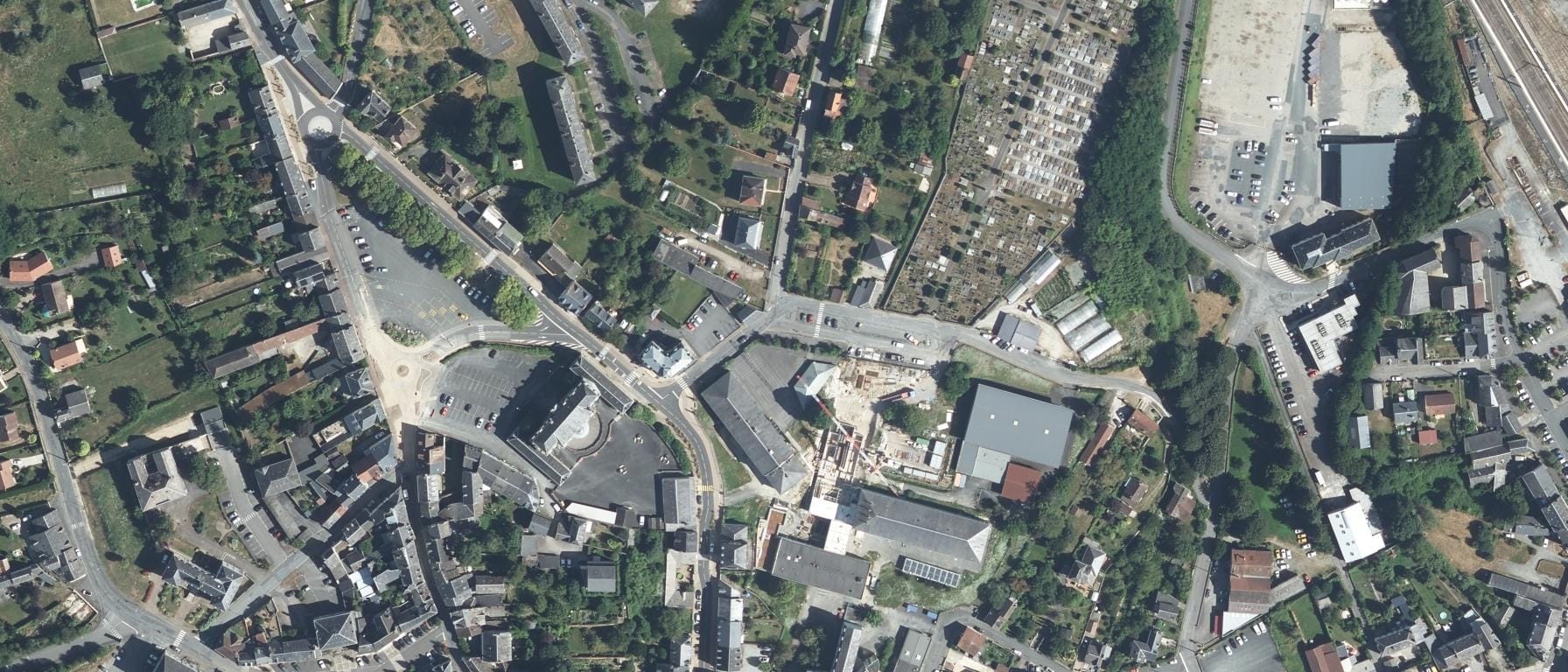 Vue aérienne de Lycée Raymond Loewy