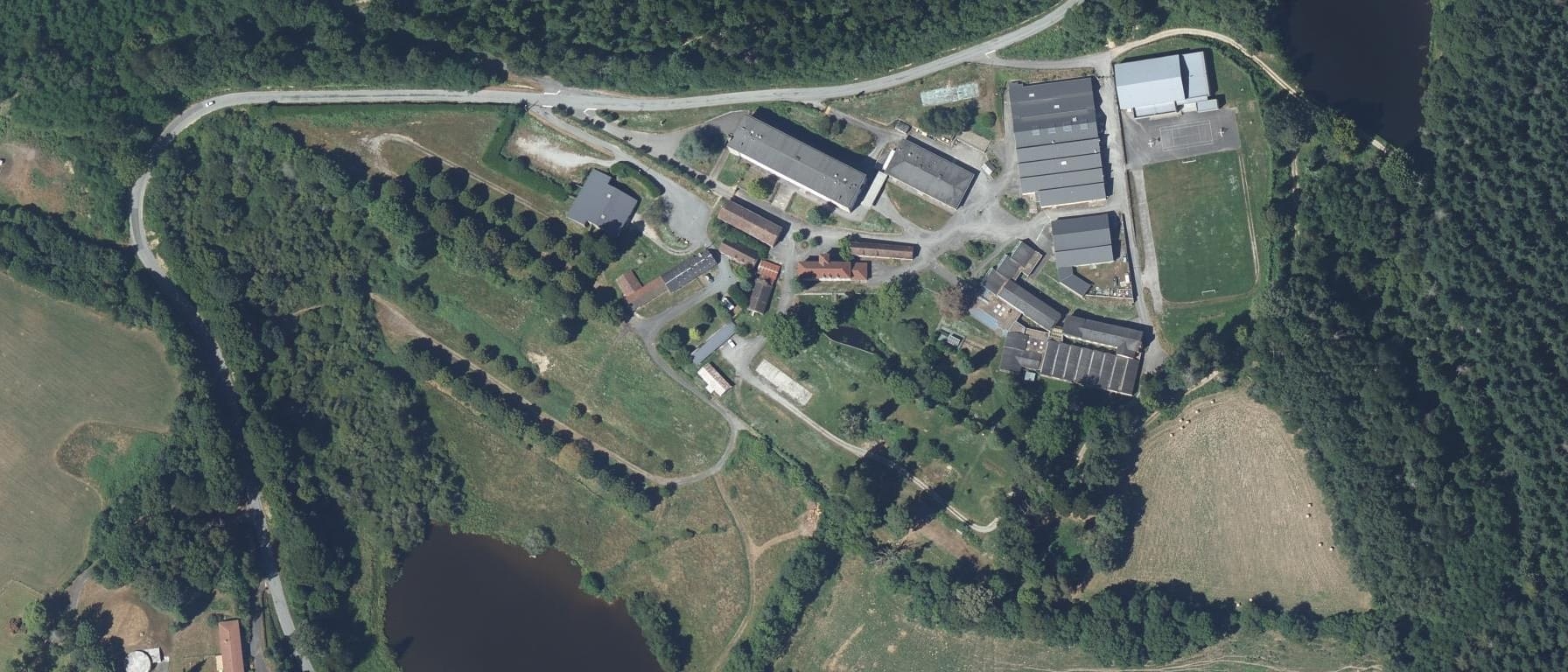 Vue aérienne de Lycée professionnel Louis Gaston Roussillat