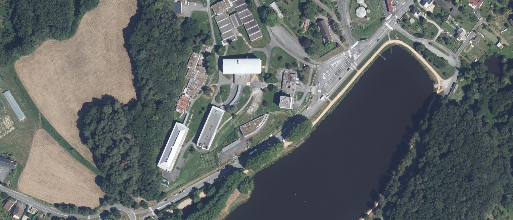 Vue aérienne de Lycée Jean Favard