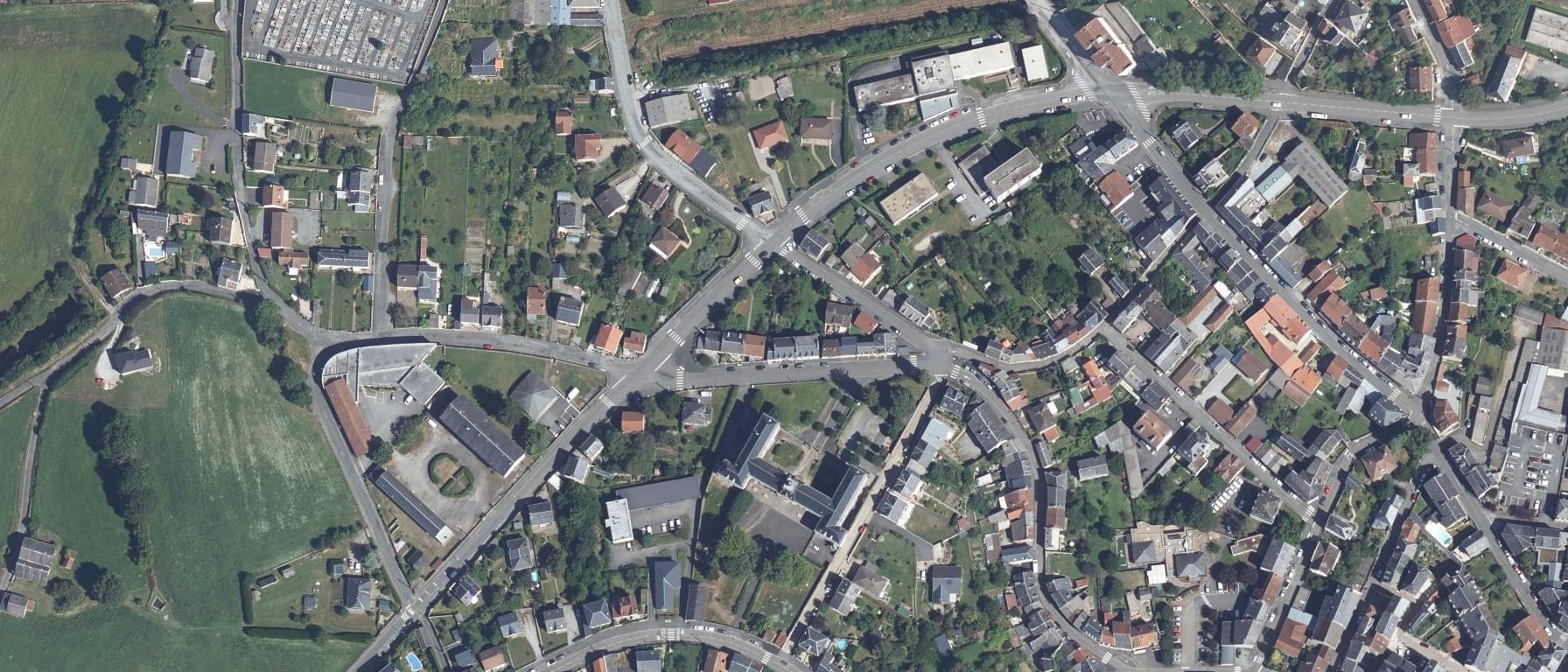 Vue aérienne de I.U.T du Limousin - Site de Guéret