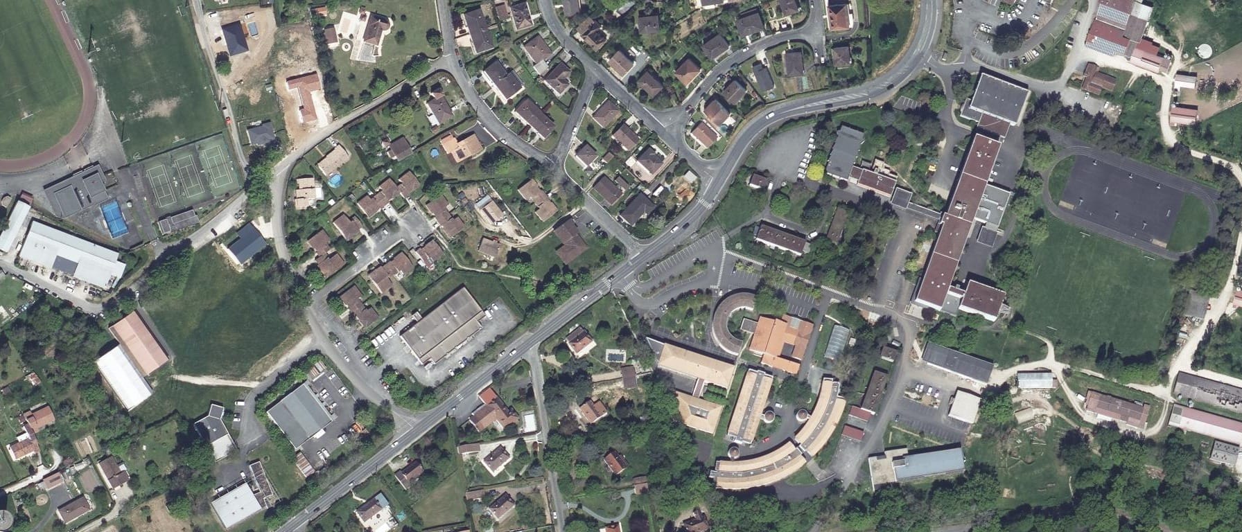 Vue aérienne de Lycée Agricole La Peyrouse