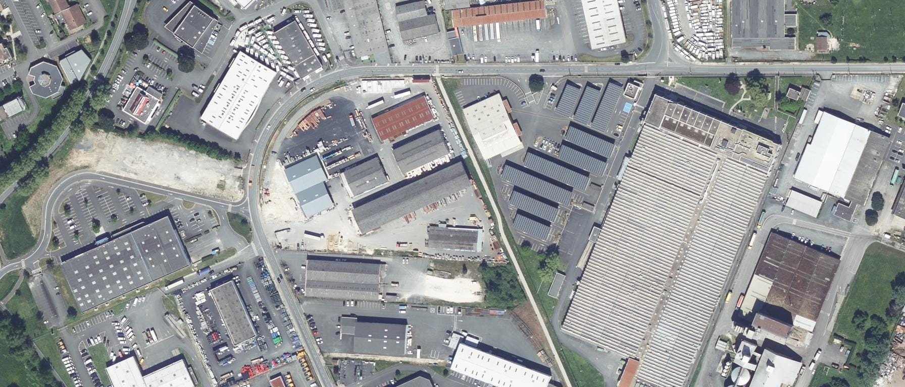 Vue aérienne de Lycée professionnel Chambre Com Et Industrie