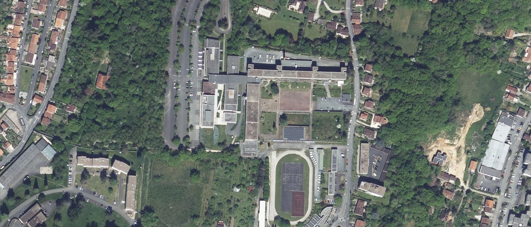 Vue aérienne de IFSI CH de Perigueux