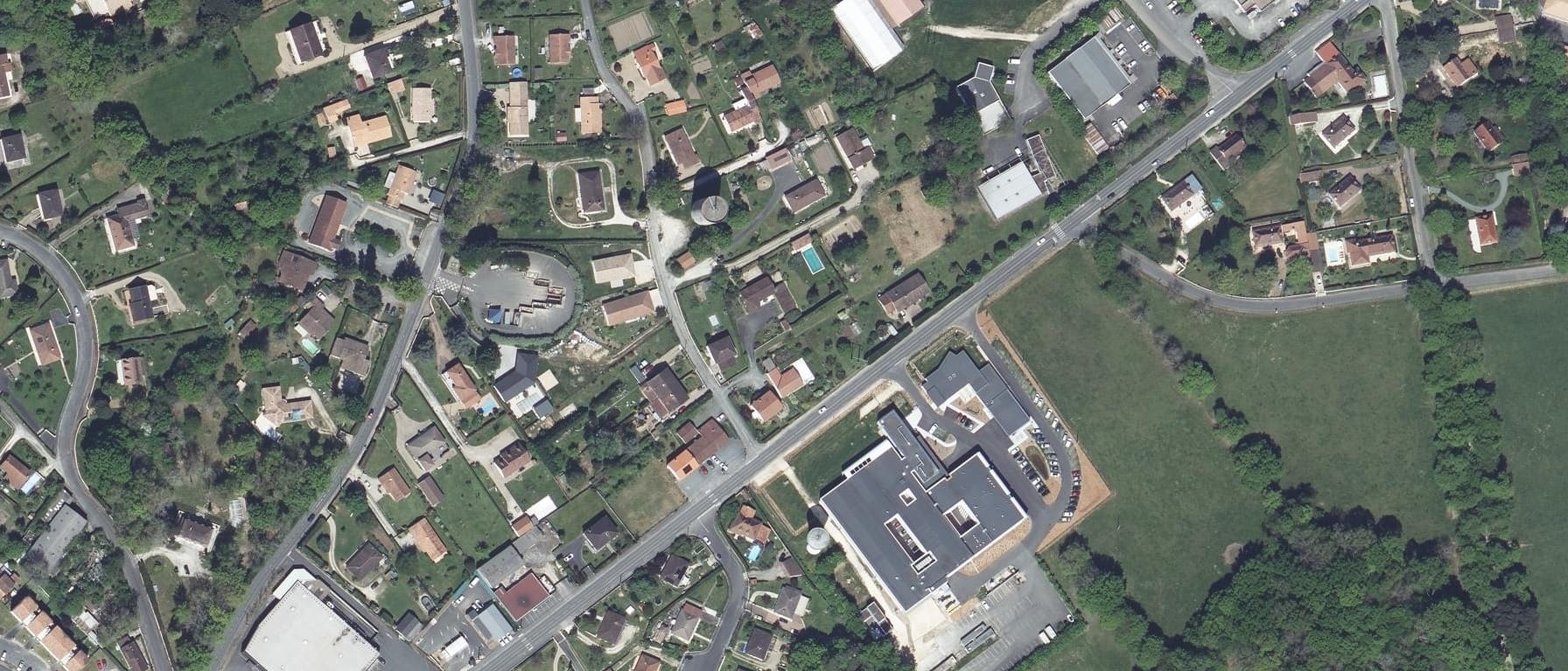 Vue aérienne de CFA AGRICOLE DE LA DORDOGNE