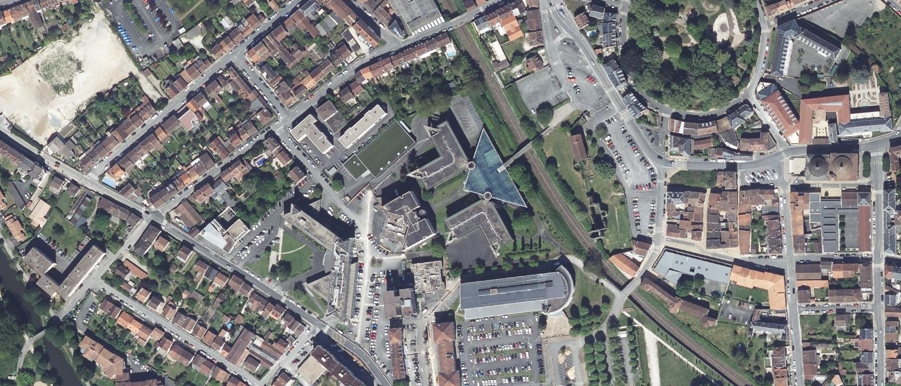 Vue aérienne de Lycée Jay De Beaufort