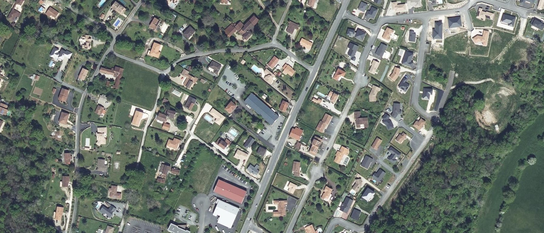 Vue aérienne de Centre de formation et de promotion de Champcevinel