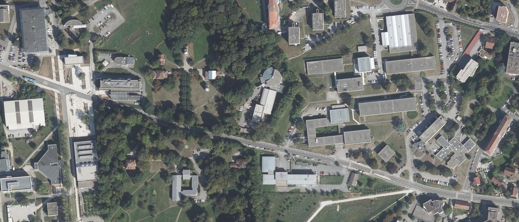 Vue aérienne de I.U.T de Besançon