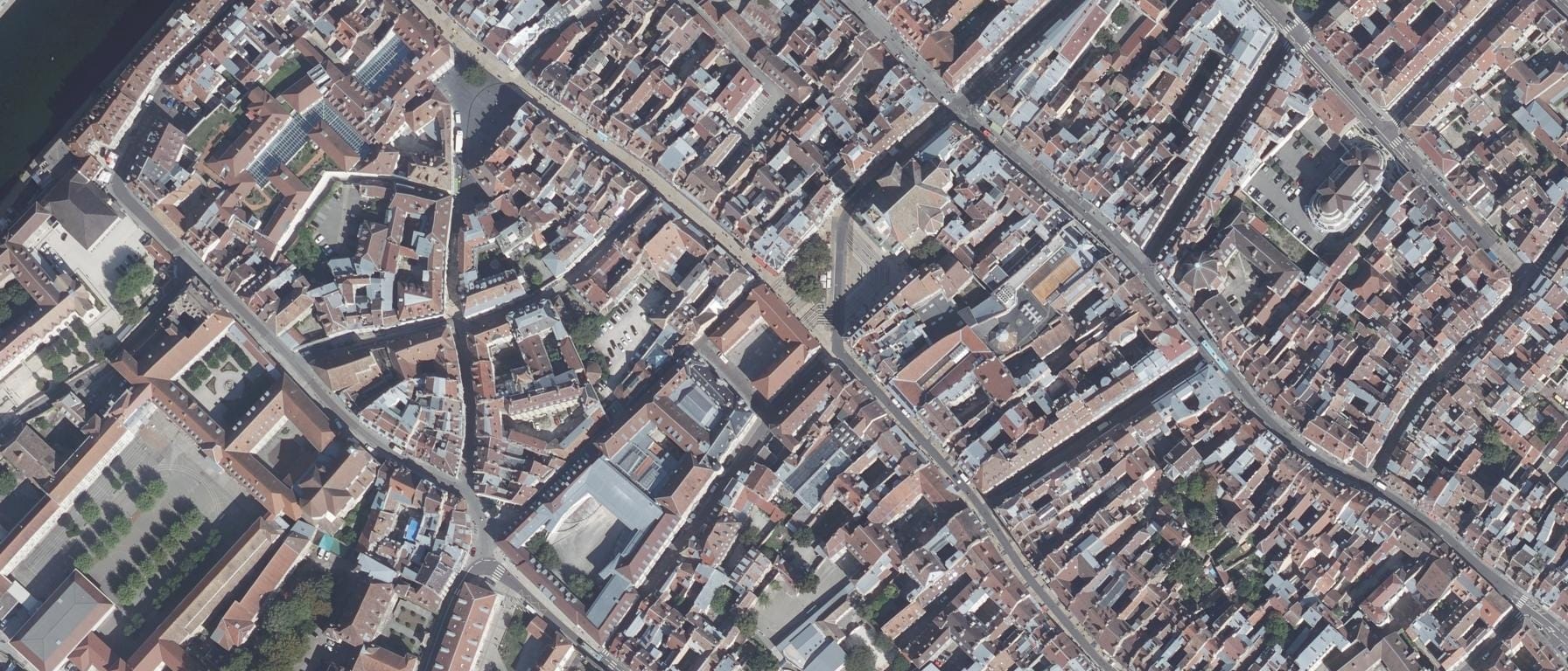 Vue aérienne de Université de Franche-Comté - CFA de la pharmacie de FC (IFPP)