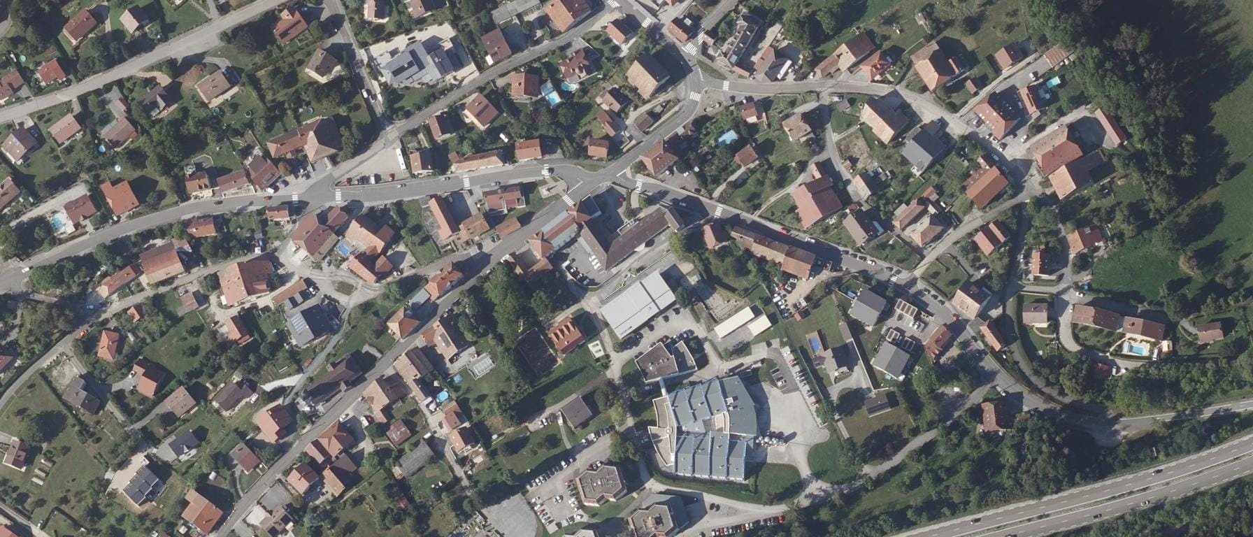 Vue aérienne de ENILEA-Lycée-campus Mamirolle