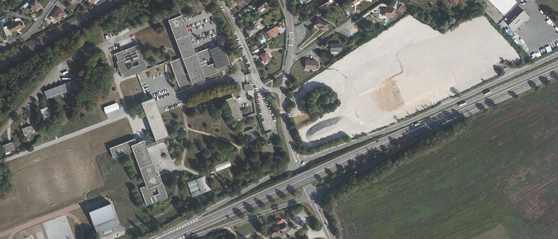 Vue aérienne de Lycée agricole Besancon - Lycée Granvelle