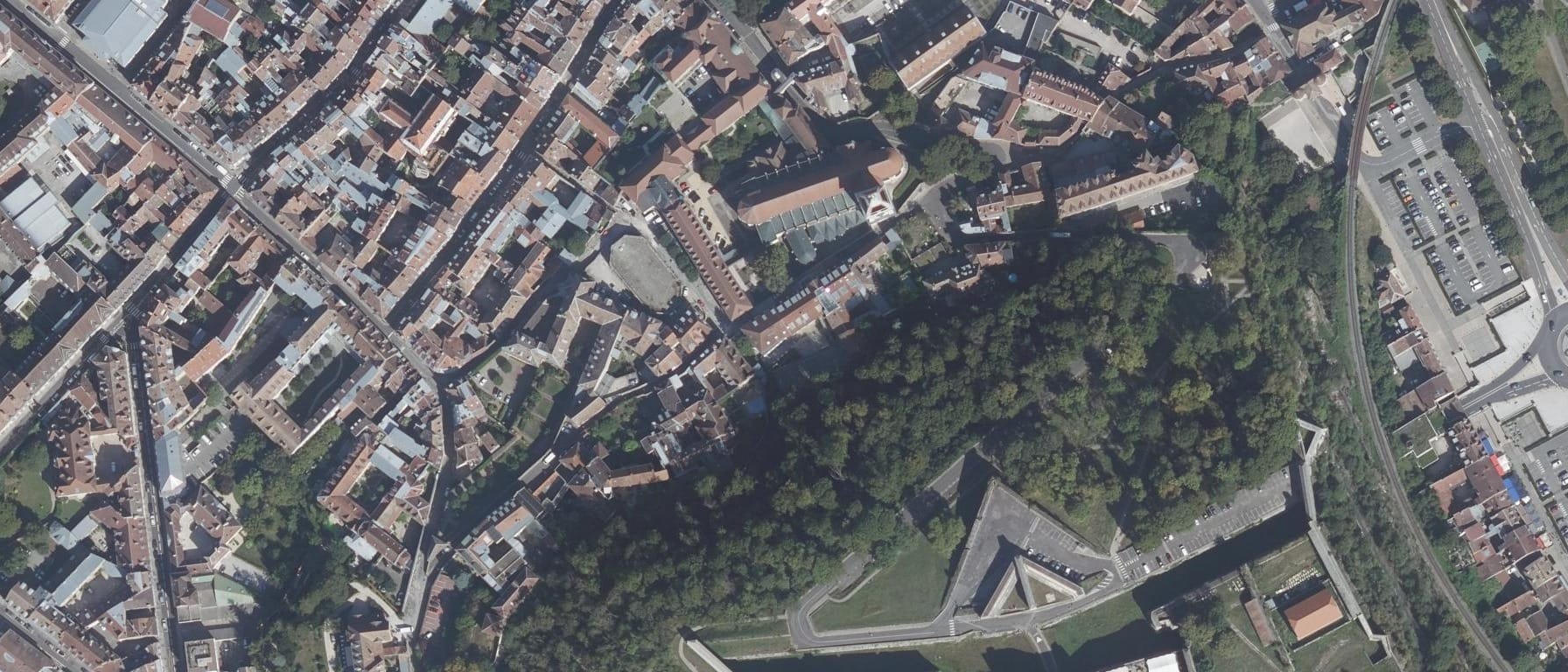 Vue aérienne de Lycée professionnel Agricole François Xavier