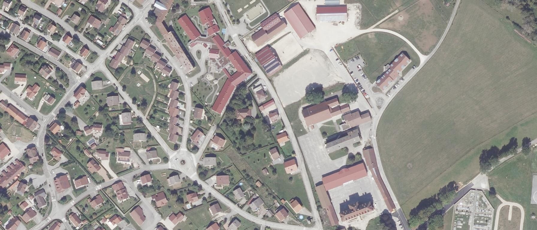 Vue aérienne de Lycée agricole et technologique Lasalle