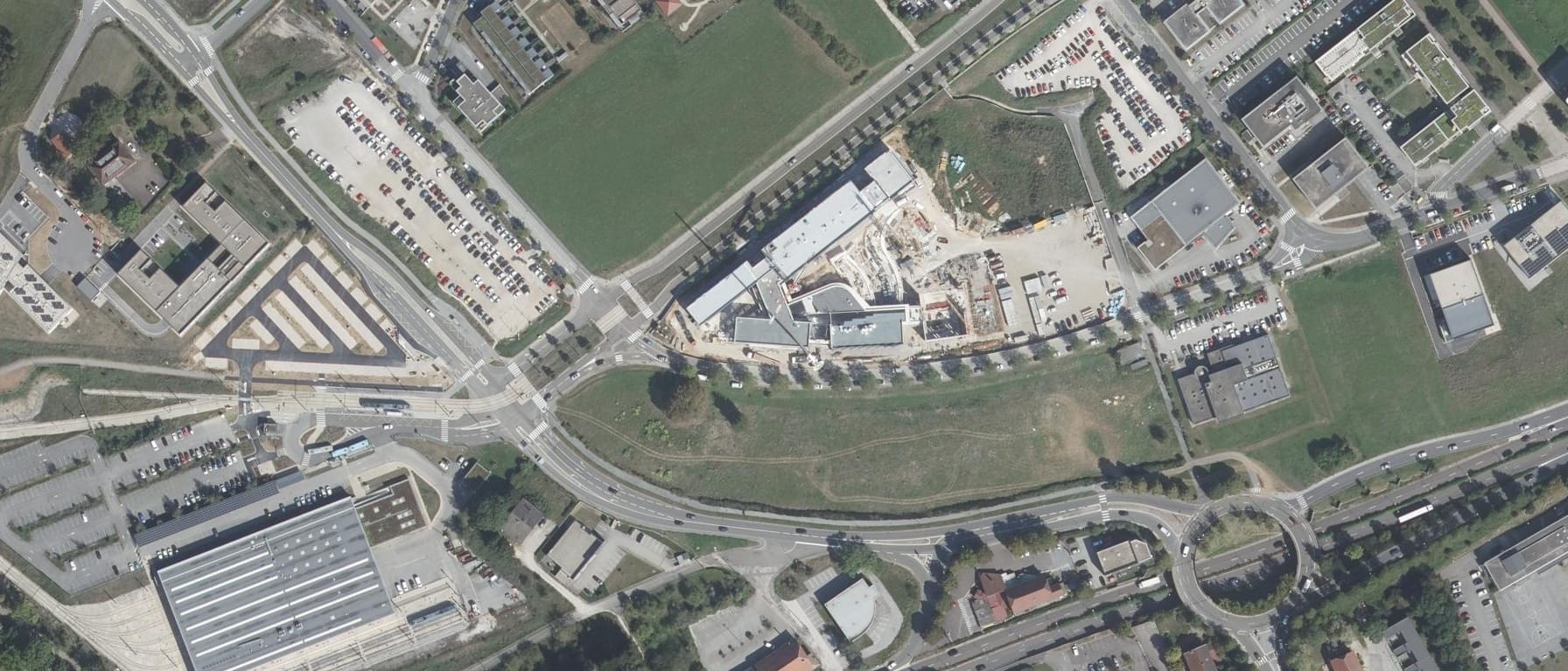 Vue aérienne de IFSI CHU Besançon