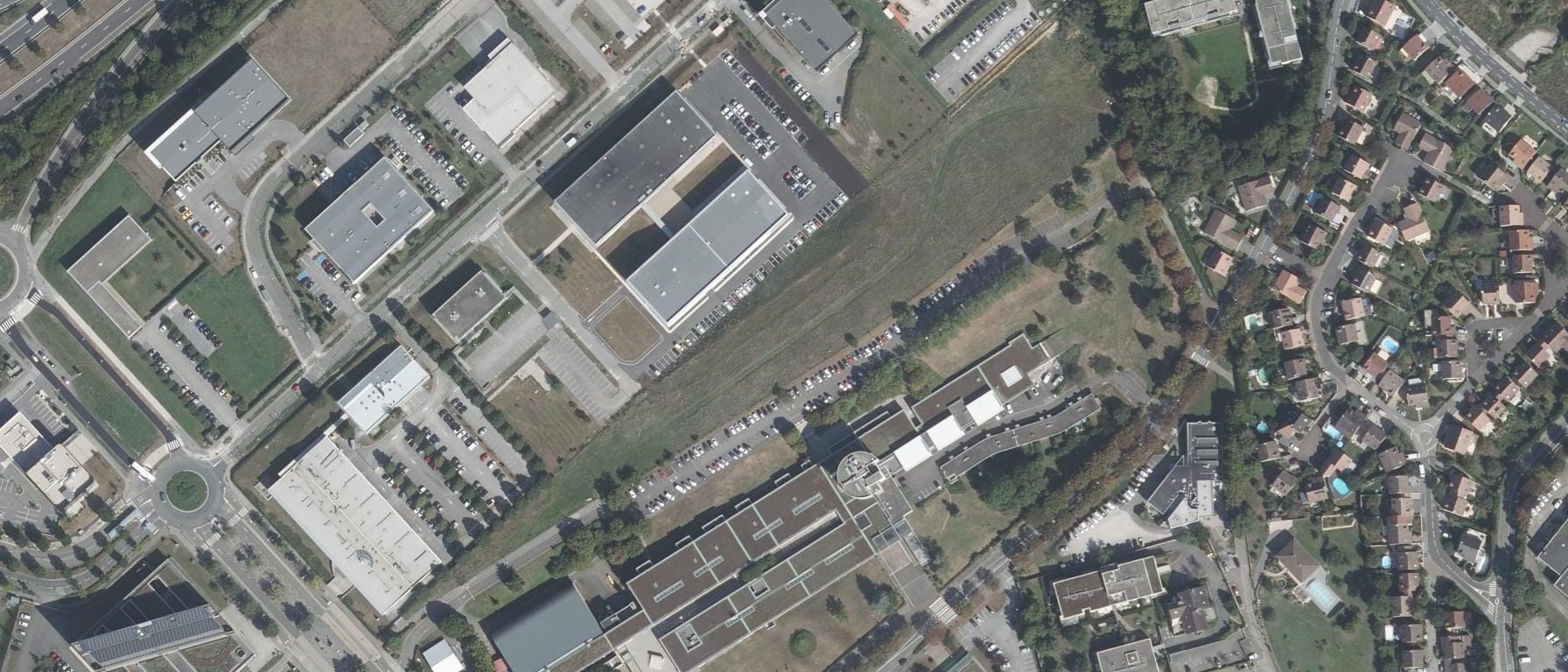Vue aérienne de Lycée Claude Nicolas Ledoux