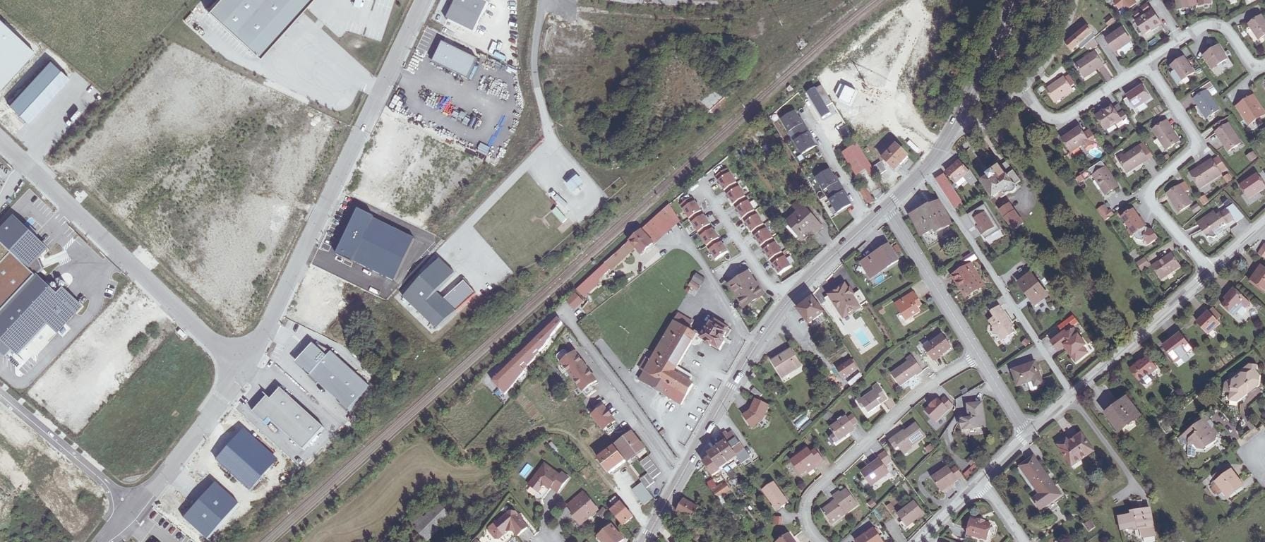 Vue aérienne de Maison familiale rurale