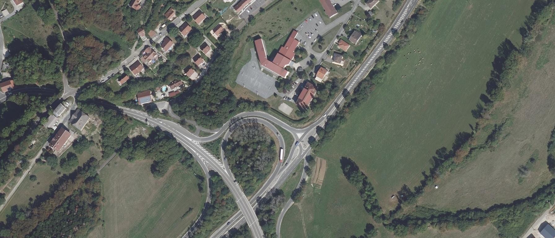 Vue aérienne de MFR