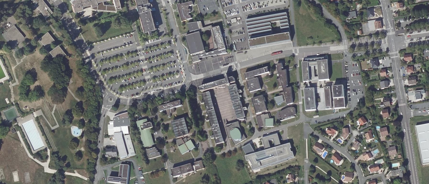 Vue aérienne de IUT Nord Franche-Comté - Site de Montbéliard