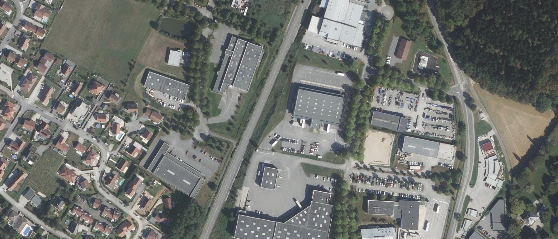 Vue aérienne de AFTRAL BESANCON
