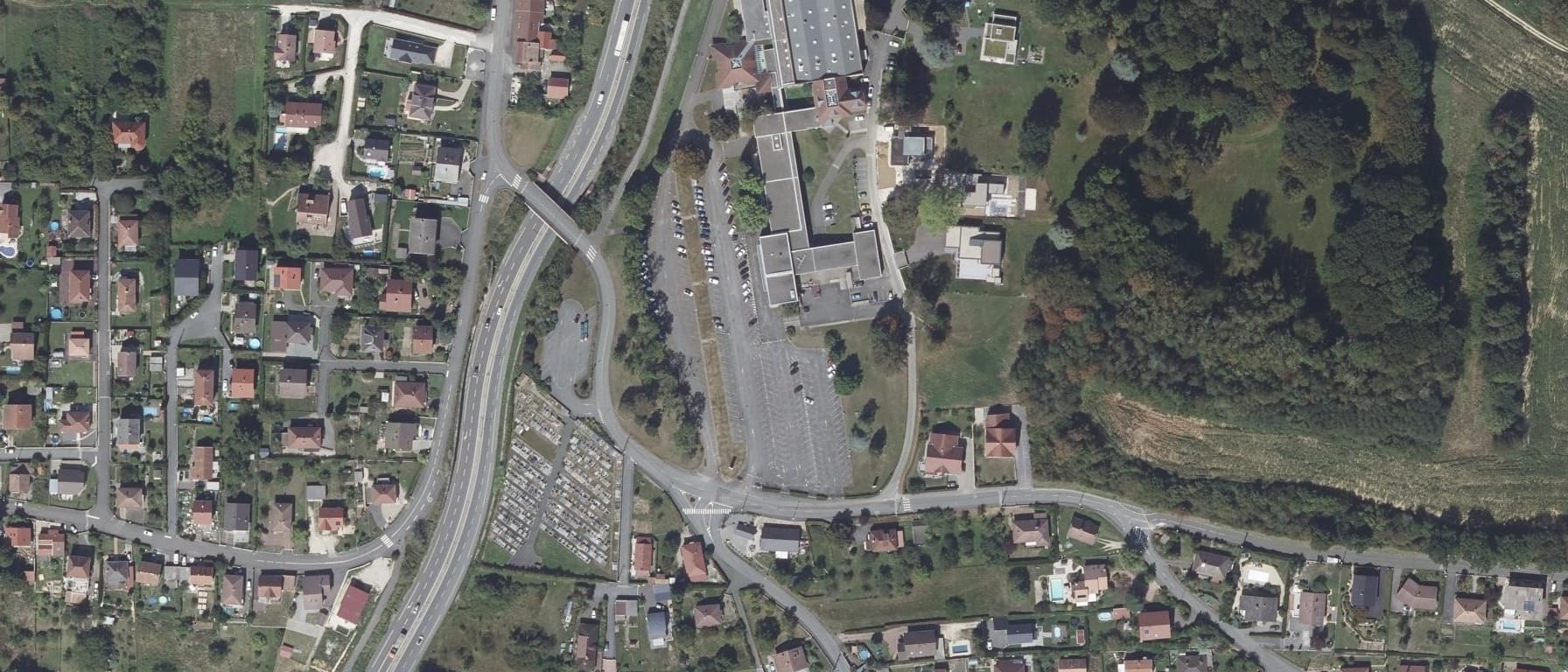Vue aérienne de CFAI FRANCHE COMTE Exincourt