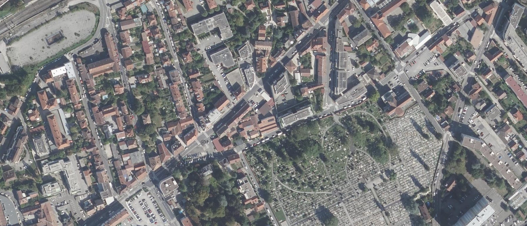Vue aérienne de Biomedal (Besançon - 25)