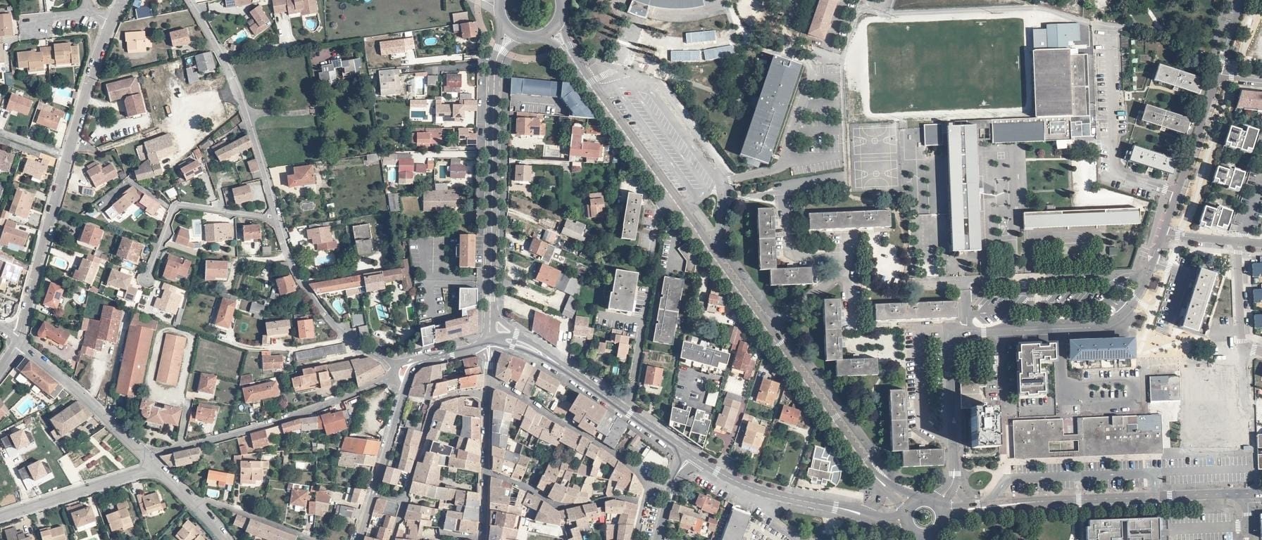 Vue aérienne de Lycée Dr. Gustave Jaume