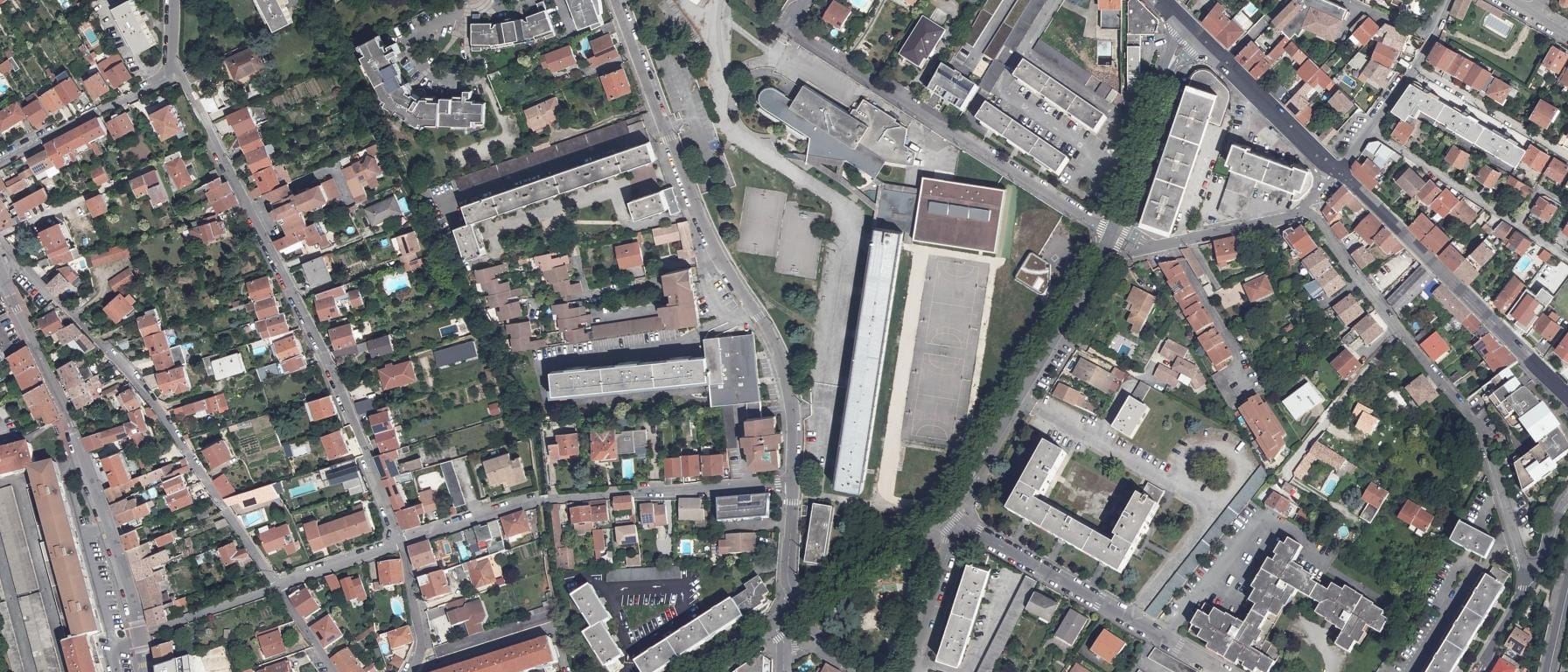 Vue aérienne de Lycée CAMILLE VERNET